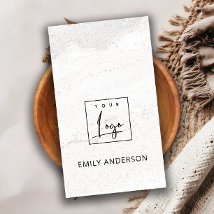 FÜGEN SIE IHRE LOGO MINIMAL STONE TEXTURE BERUFLIC VISITENKARTE