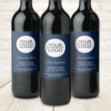 Fügen Sie Ihre Logo Navy Blue Custom Text Werbeakt