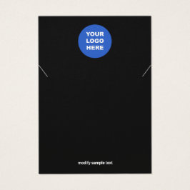 Fügen Sie Ihre Logo-Nekklatur-schwarze Grafikkarte