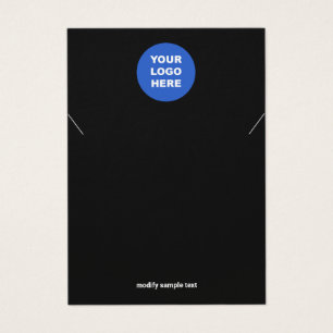 Fügen Sie Ihre Logo-Nekklatur-schwarze Grafikkarte