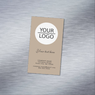 Fügen Sie Ihre Logo-Werbeaktion für eine benutzerd Magnetische Visitenkarte