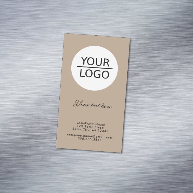 Fügen Sie Ihre Logo-Werbeaktion für eine benutzerd Magnetische Visitenkarte (Beispiel)