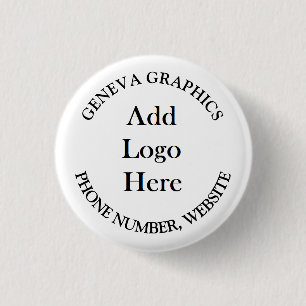 Fügen Sie Ihre Logos und Geschäftsinformationen hi Button