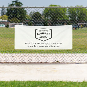 Fügen Sie Ihre Logos und Geschäftswebsite benutzer Banner