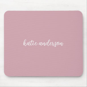 Fügen Sie Ihre Minimal-Monogramm für den vollen Na Mousepad