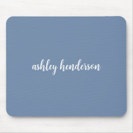 Fügen Sie Ihre Minimal-Monogramm für den vollen Na Mousepad