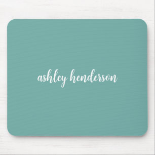 Fügen Sie Ihre Minimal-Monogramm für den vollständ Mousepad