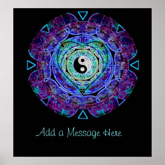 Fügen Sie Ihre Nachricht hier hinzu. Poster (Vorne)