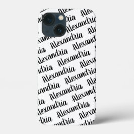 Fügen Sie Ihre Namens-Typografie hinzu Case-Mate iPhone Hülle
