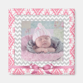 Fügen Sie Ihrem Baby das Foto zu diesem Magnet hin