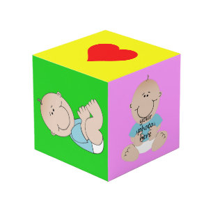 Fügen Sie Ihrem Baby die Fotos hinzu Würfel