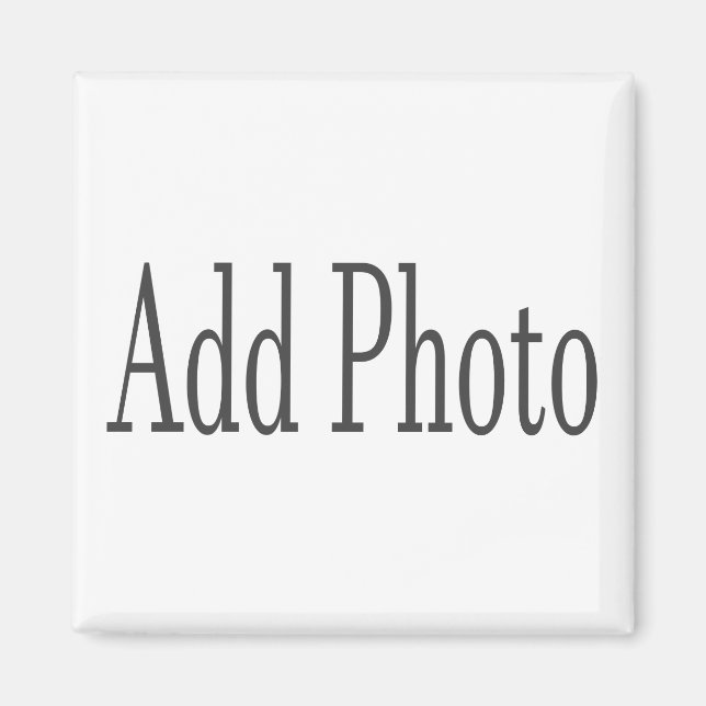 Fügen Sie Ihrem Foto einen runden oder quadratisch Magnet (Vorne)