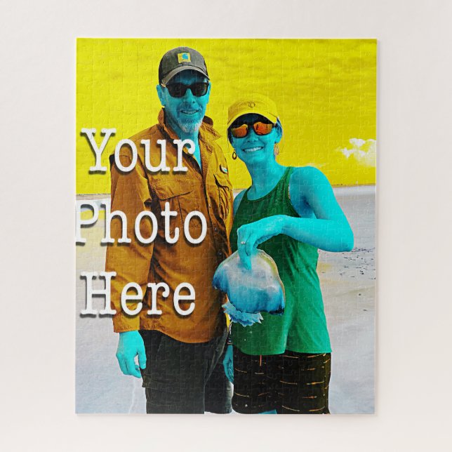 Fügen Sie Ihrem Foto Personalisierte Rätsel-Größe  Puzzle (Vertikal)