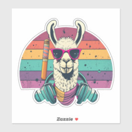 Fügen Sie Ihrem Leben Lama Charm mit Aufklebern hi Aufkleber