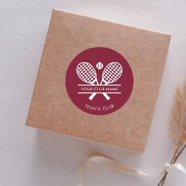 Fügen Sie Ihrem Tennisklub einen beliebigen Colour Runder Aufkleber