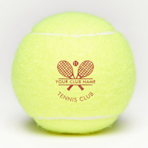 Fügen Sie Ihrem Tennisteam Ihren Clubnamen jede Fa Tennisbälle