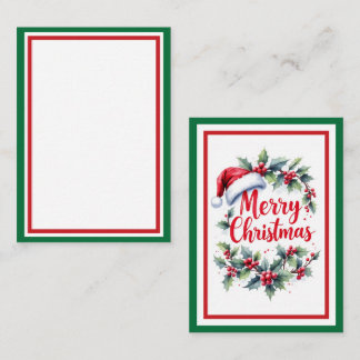 Fügen Sie Ihrem Weihnachtsgeschenk eine persönlich Mitteilungskarte