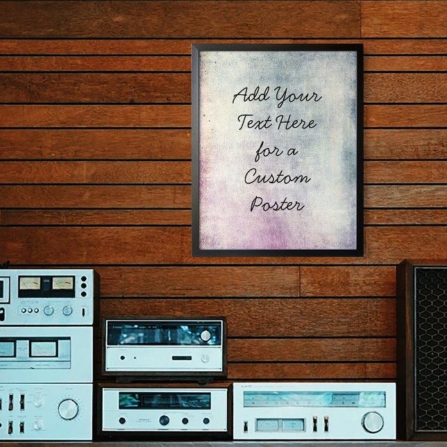 Fügen Sie Ihren benutzerdefinierten Text farbigen  Poster (Von Creator hochgeladen)