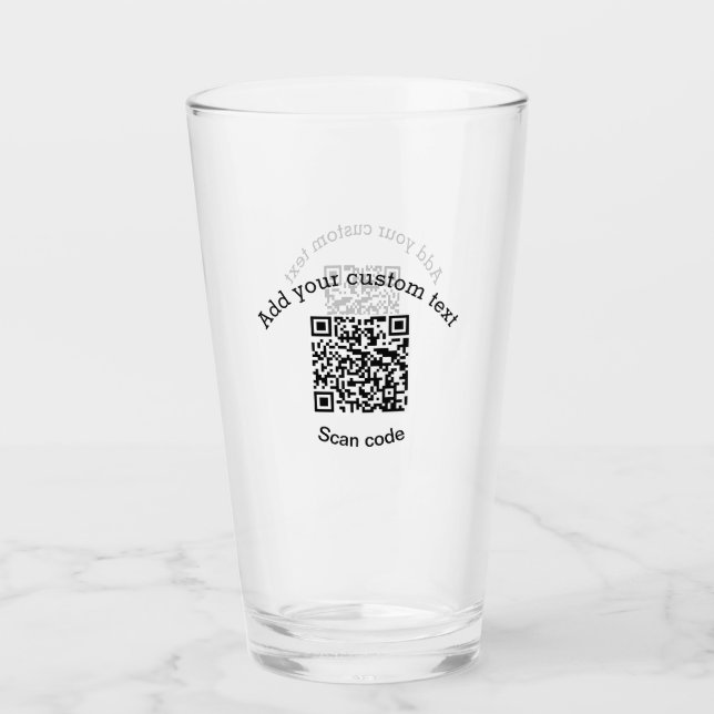 Fügen Sie Ihren benutzerdefinierten Text hinzu, sc Glas (Vorderseite)