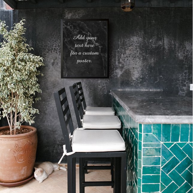 Fügen Sie Ihren benutzerdefinierten Text über fett Poster (Von Creator hochgeladen)