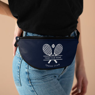 Fügen Sie Ihren Club Name Tennis Icons Navy Blue Bauchtasche