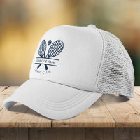 Fügen Sie Ihren Club Name Tennis Icons Navy Blue