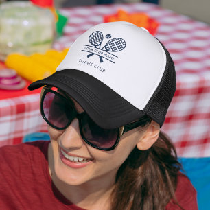 Fügen Sie Ihren Club Name Tennis Team Coach Custom Truckerkappe