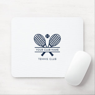 Fügen Sie Ihren Club Name Tennis Team Office hinzu Mousepad