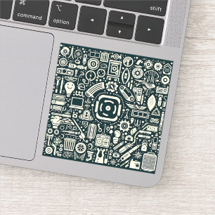 Fügen Sie Ihren eigenen benutzerdefinierten "Custo Aufkleber