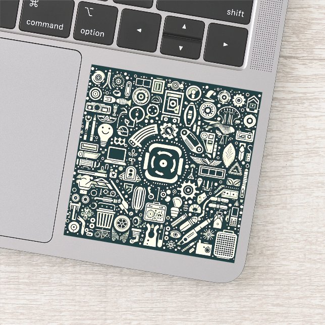 Fügen Sie Ihren eigenen benutzerdefinierten "Custo Aufkleber (Detail)