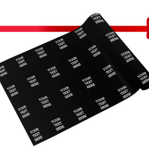 Fügen Sie Ihren eigenen benutzerdefinierten Text h Geschenkpapier