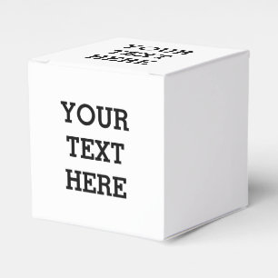 Fügen Sie Ihren eigenen benutzerdefinierten Text h Geschenkschachtel