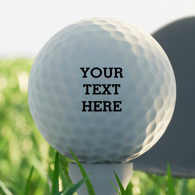 Fügen Sie Ihren eigenen benutzerdefinierten Text h Golfball (Von Creator hochgeladen)