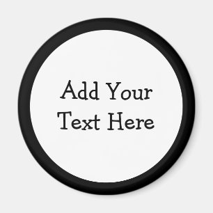 Fügen Sie Ihren eigenen benutzerdefinierten Text h Magnet