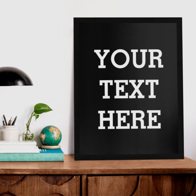 Fügen Sie Ihren eigenen benutzerdefinierten Text h Poster (Von Creator hochgeladen)