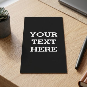 Fügen Sie Ihren eigenen benutzerdefinierten Text h Werbekarte