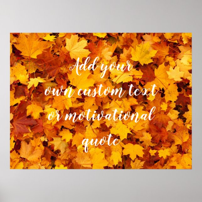 Fügen Sie Ihren eigenen benutzerdefinierten Text o Poster (Vorne)