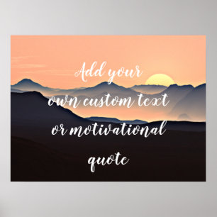 Fügen Sie Ihren eigenen benutzerdefinierten Text o Poster