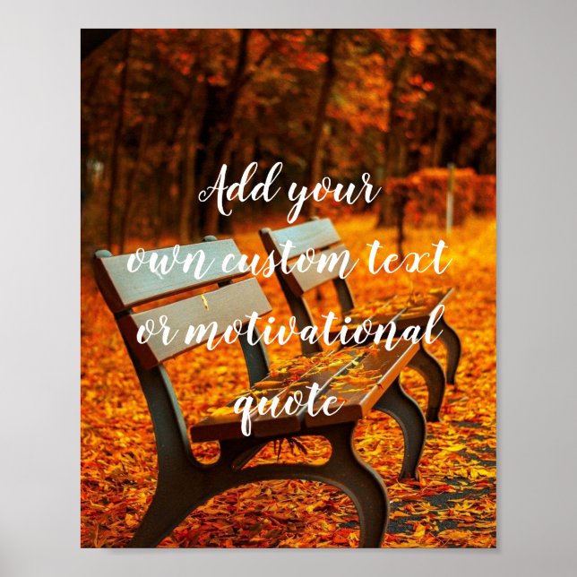 Fügen Sie Ihren eigenen benutzerdefinierten Text o Poster (Vorne)