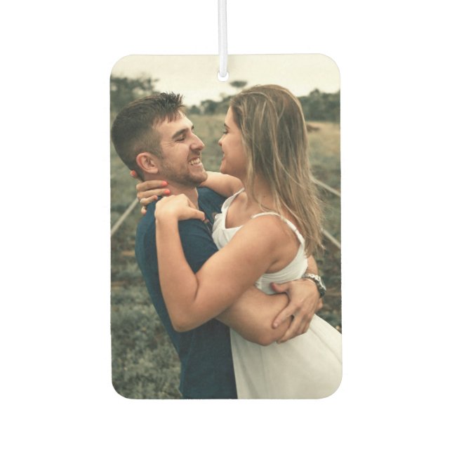 Fügen Sie Ihren eigenen Foto Custom Air Freshener  Autolufterfrischer (Vorderseite)