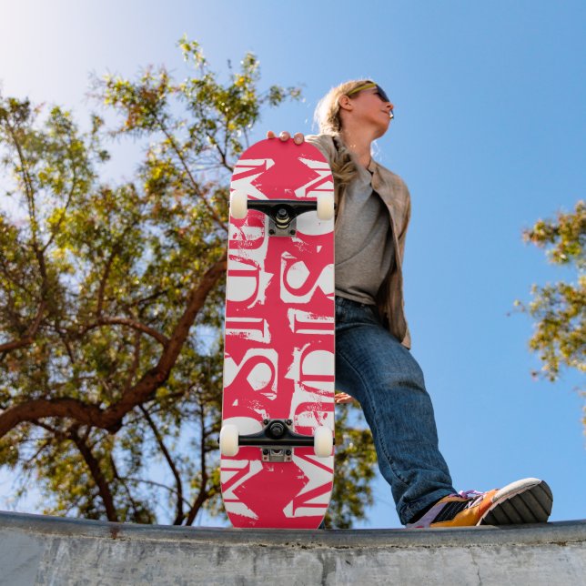 Fügen Sie Ihren eigenen Individuelle Name Personal Skateboard (Außenbereich 1)