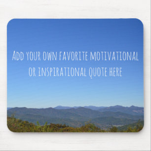 Fügen Sie Ihren eigenen individuellen Inspirations Mousepad
