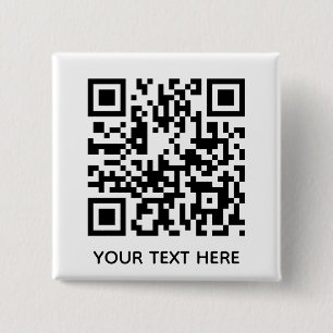 Fügen Sie Ihren eigenen QR Code Text Scan Minimal Button