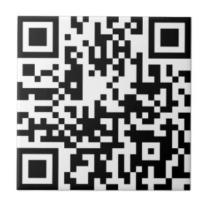 Fügen Sie Ihren eigenen QR Code Text Scan Minimal  Fliese