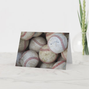 FÜGEN SIE IHREN EIGENEN TEXT Baseball Thema hinzu Karte