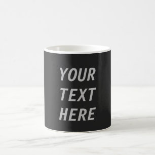 Fügen Sie Ihren eigenen Text hinzu Kaffeetasse
