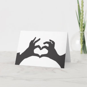 FÜGEN SIE IHREN EIGENEN TEXT Liebe Herz hinzu Karte