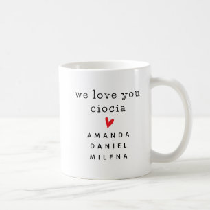 Fügen Sie Ihren eigenen Text & Namen hinzu – anpas Kaffeetasse