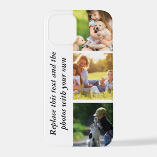Fügen Sie Ihren eigenen Text und Bilder hinzu iPhone 12 Pro Hülle