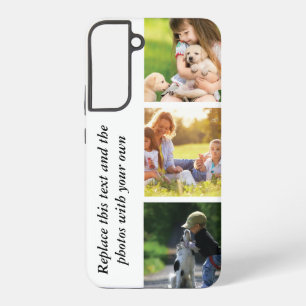 Fügen Sie Ihren eigenen Text und Bilder hinzu Samsung Galaxy Hülle